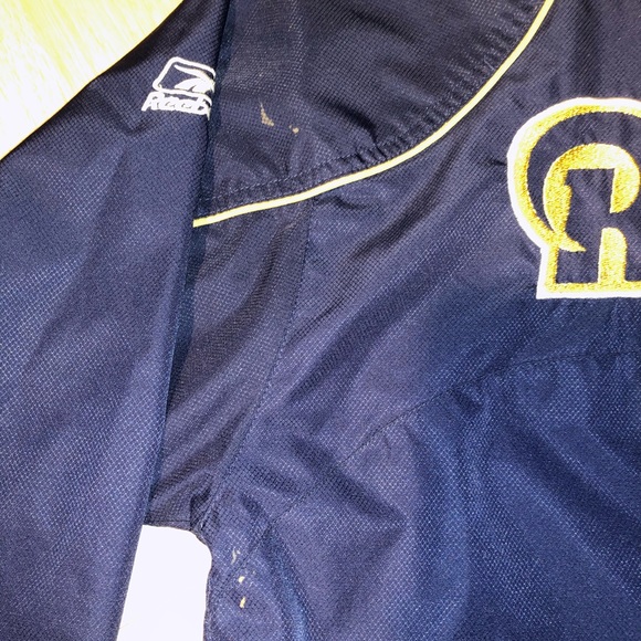 Authentic NFL Rams Reebok windbreaker pull-over - Picture 5 of 6